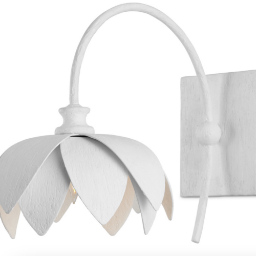 White Wall Sconce